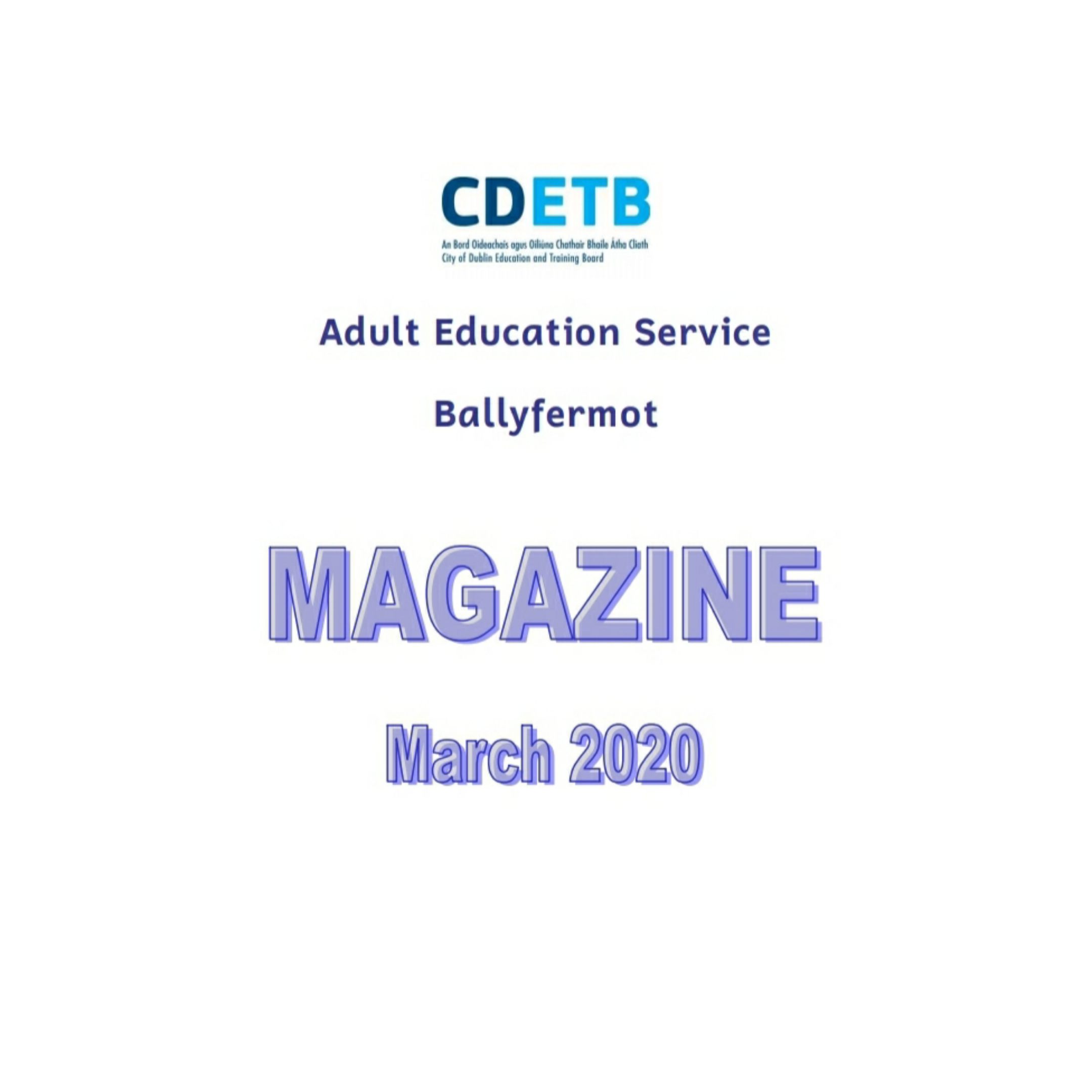 Ballyfermot Magazine March 2020