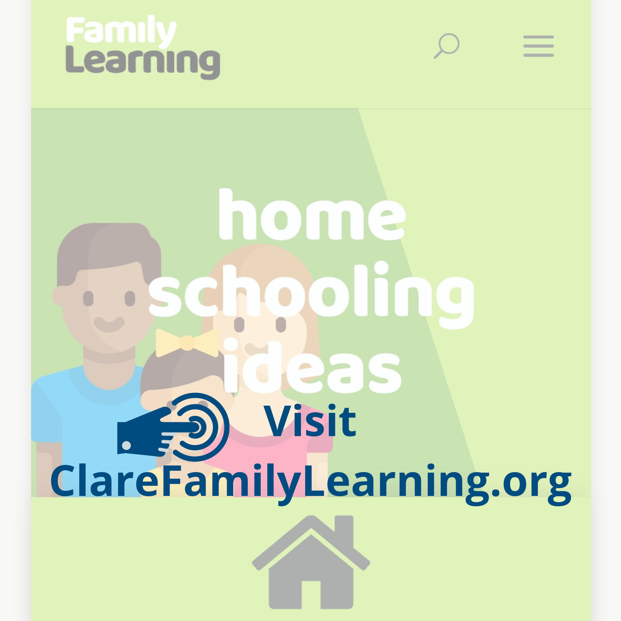 Clare Family Learning Home Schooling Ideas