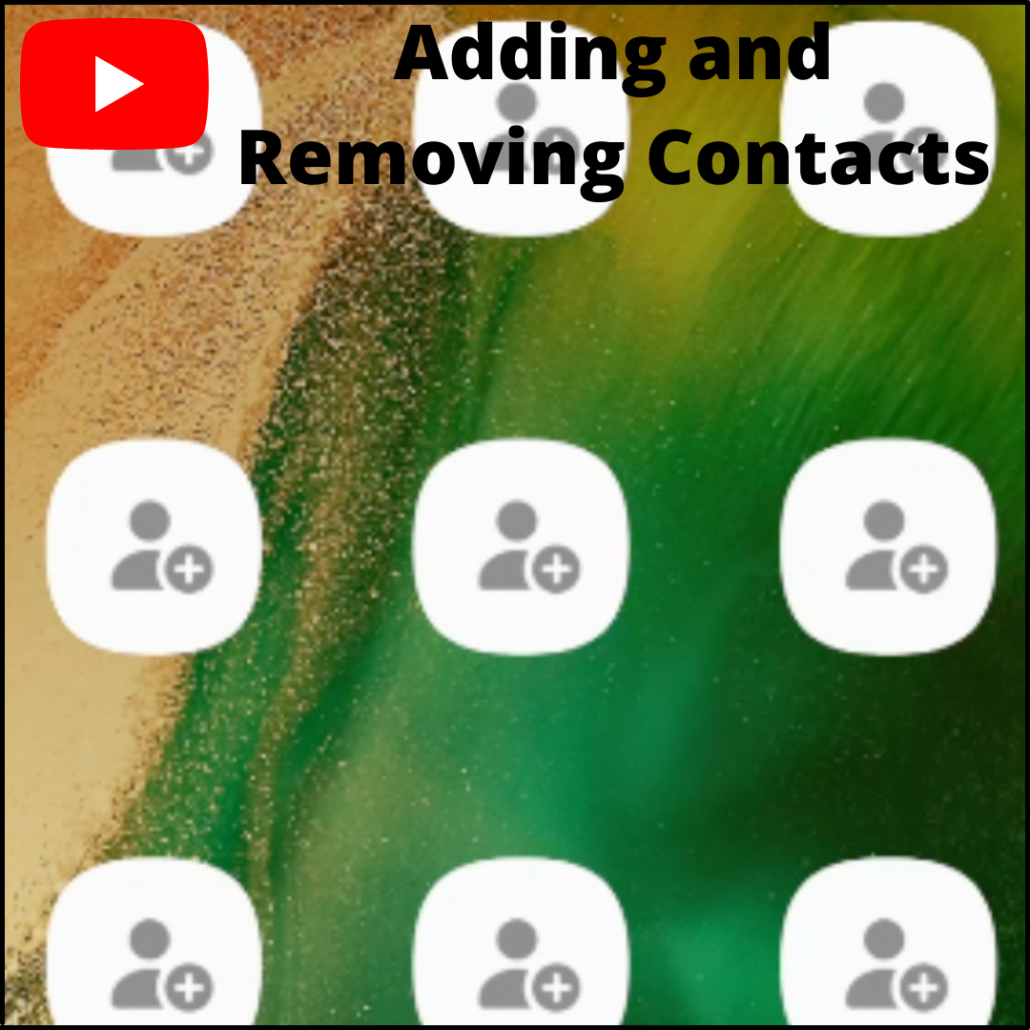 add remove contacts Easy Mode