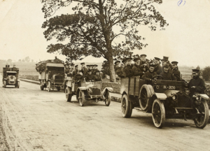 R.I.C. and military leaving Limerick