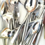 Selection of silver cutlery