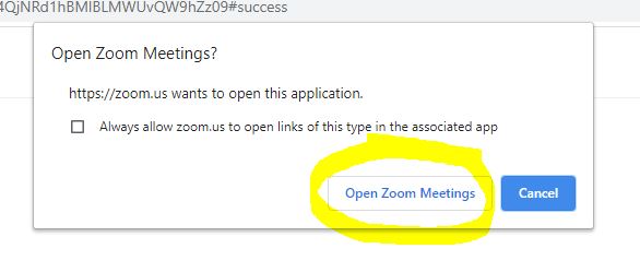Open in Zoom Meetings
